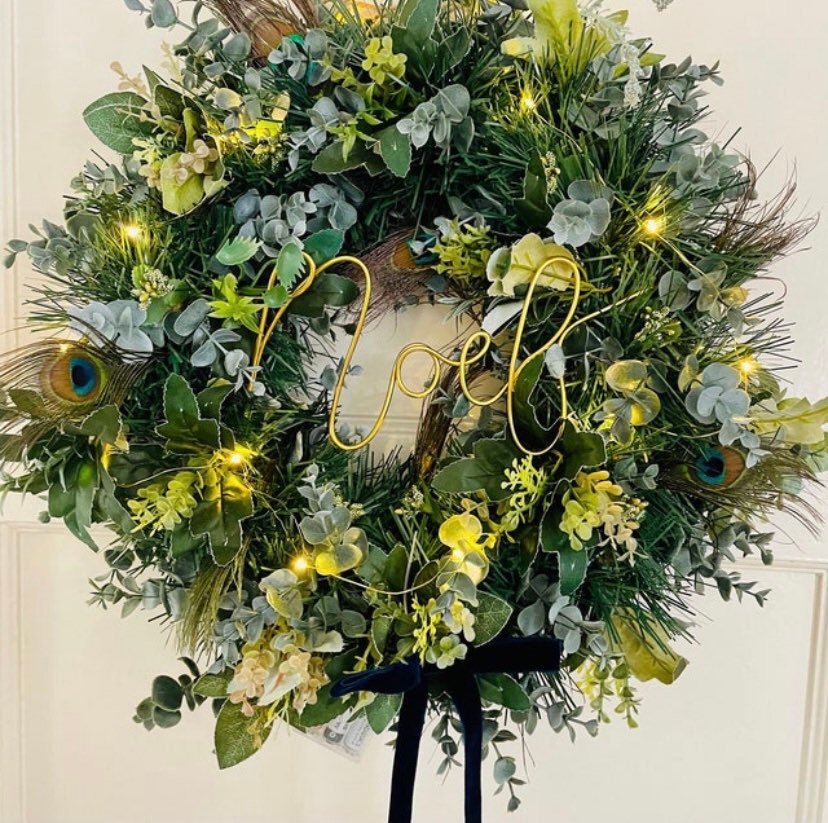 Wreath Wire Words