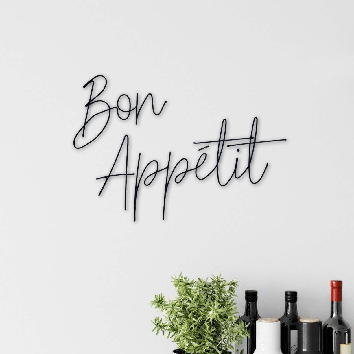 Bon Appetit Wire Kitchen Sign