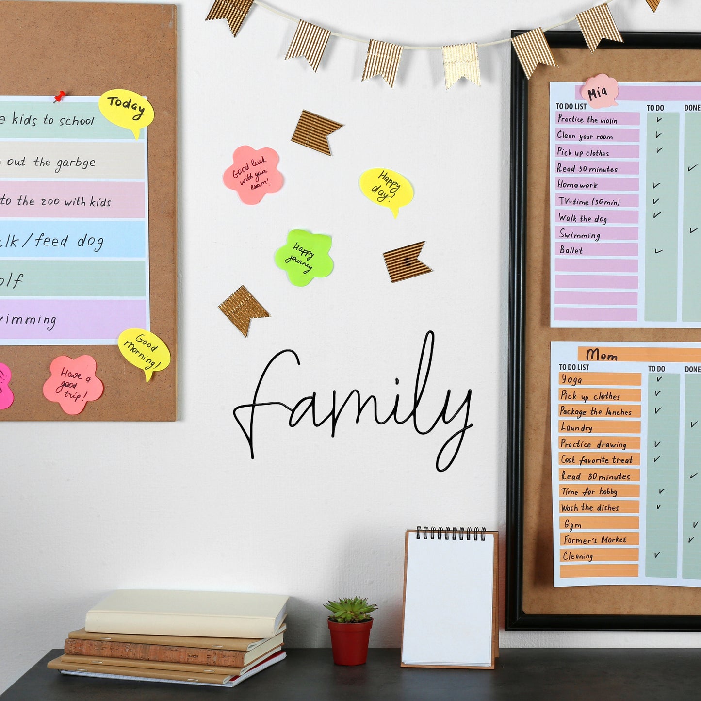 Family Wire Wall Word Sign