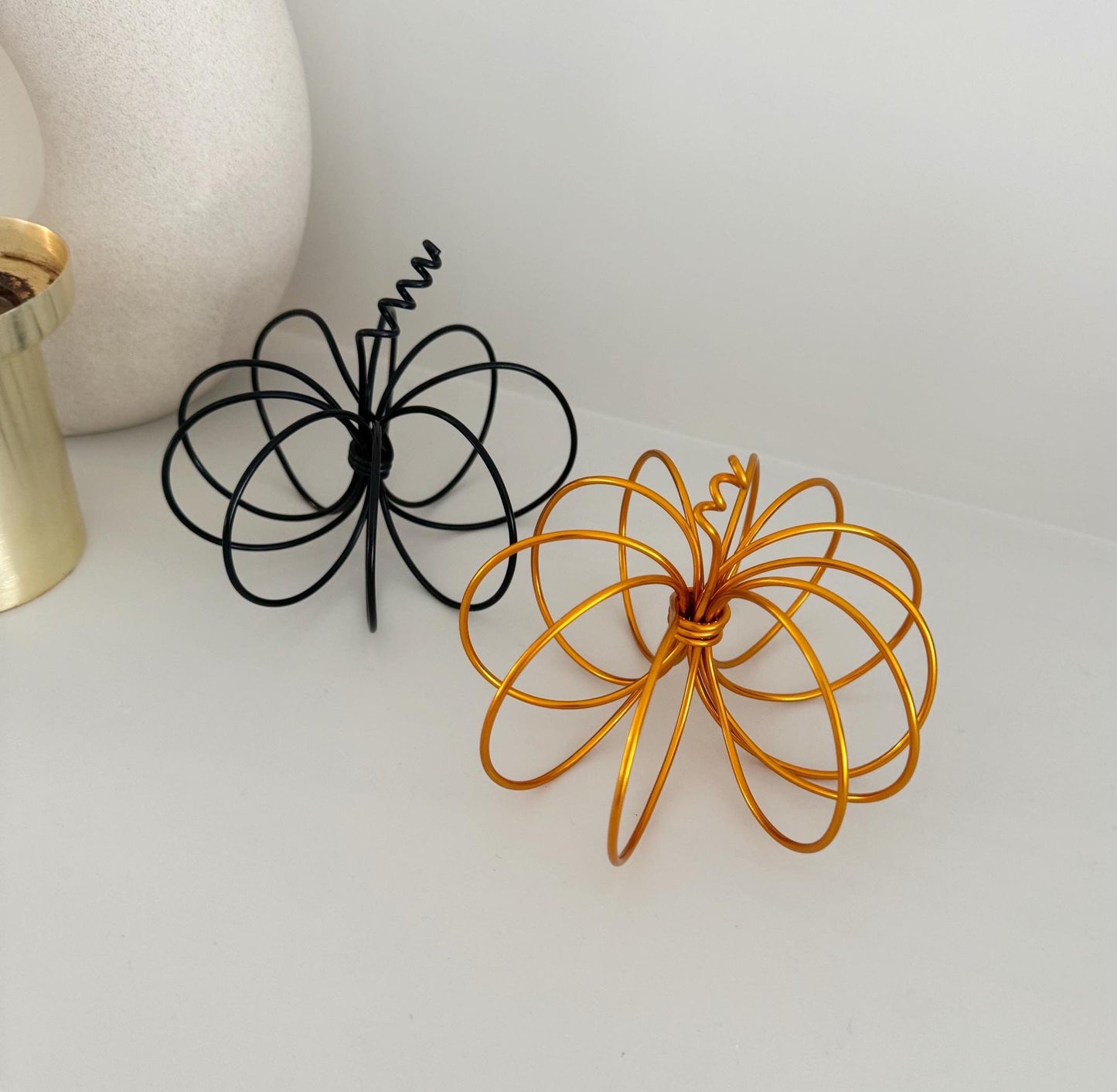 Wire Pumpkins