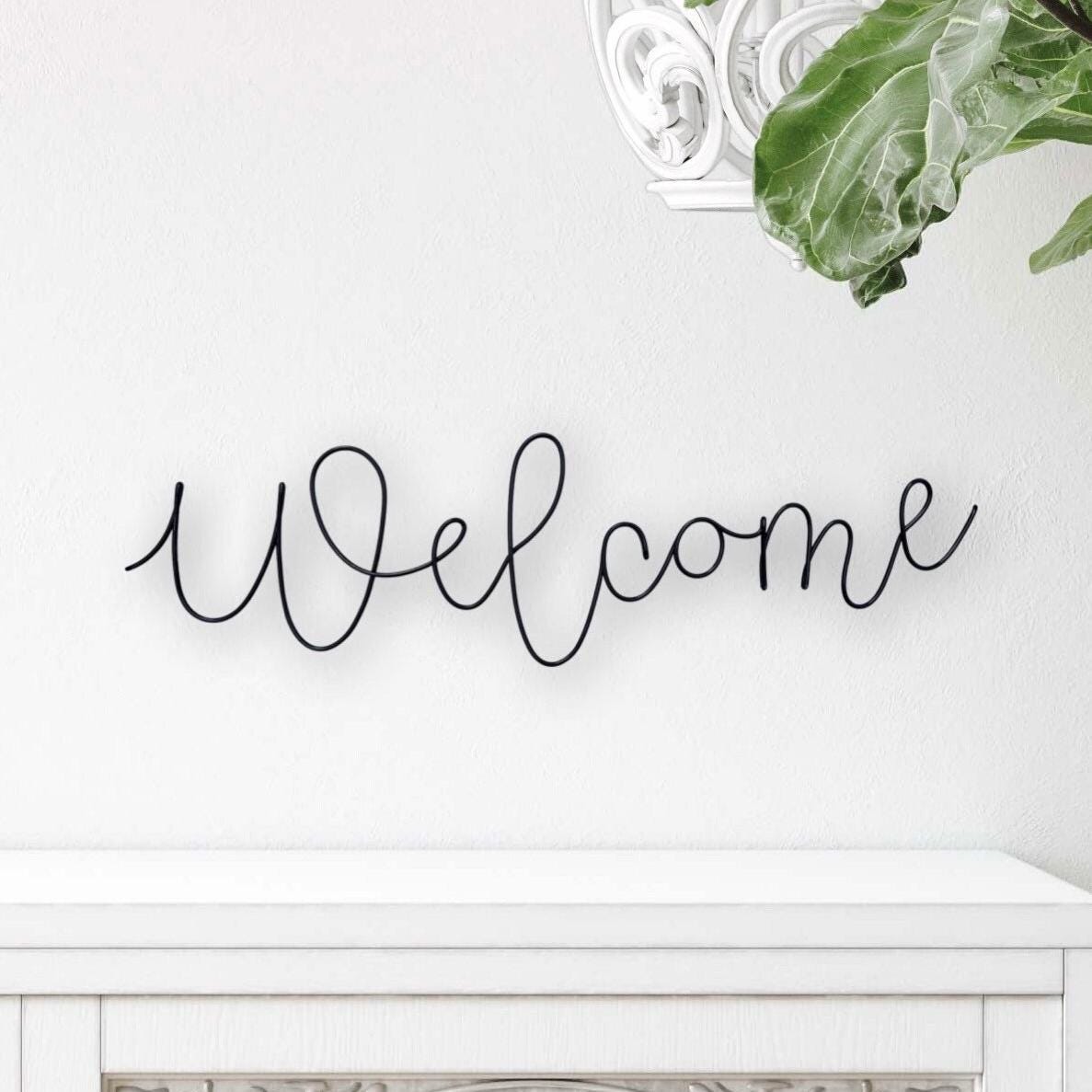 Welcome Wire Sign
