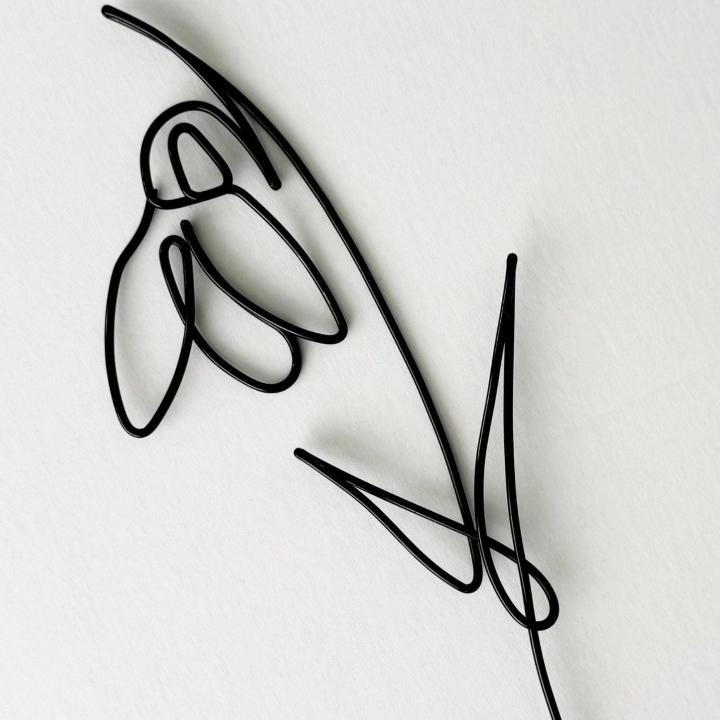 Daffodil Flower Wire Wall Art