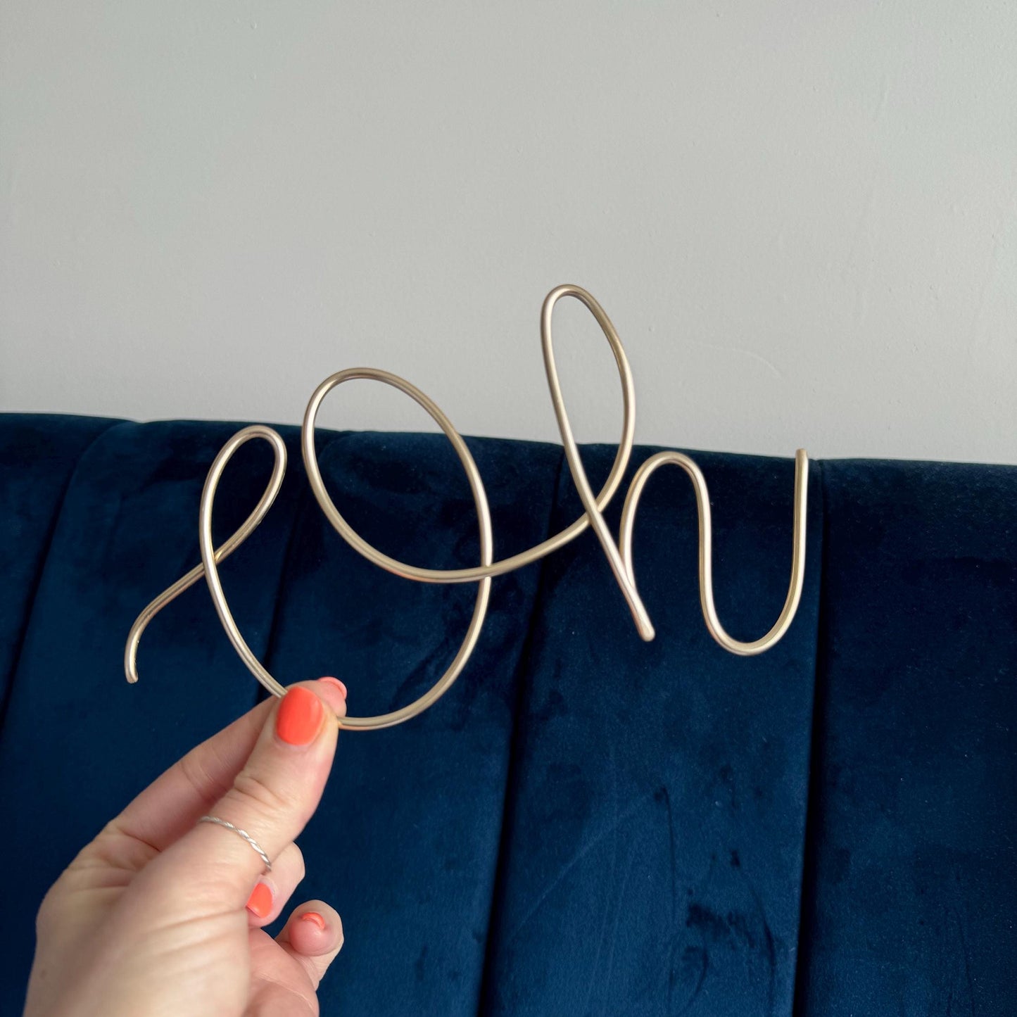 Oh Golly! Wire Sign