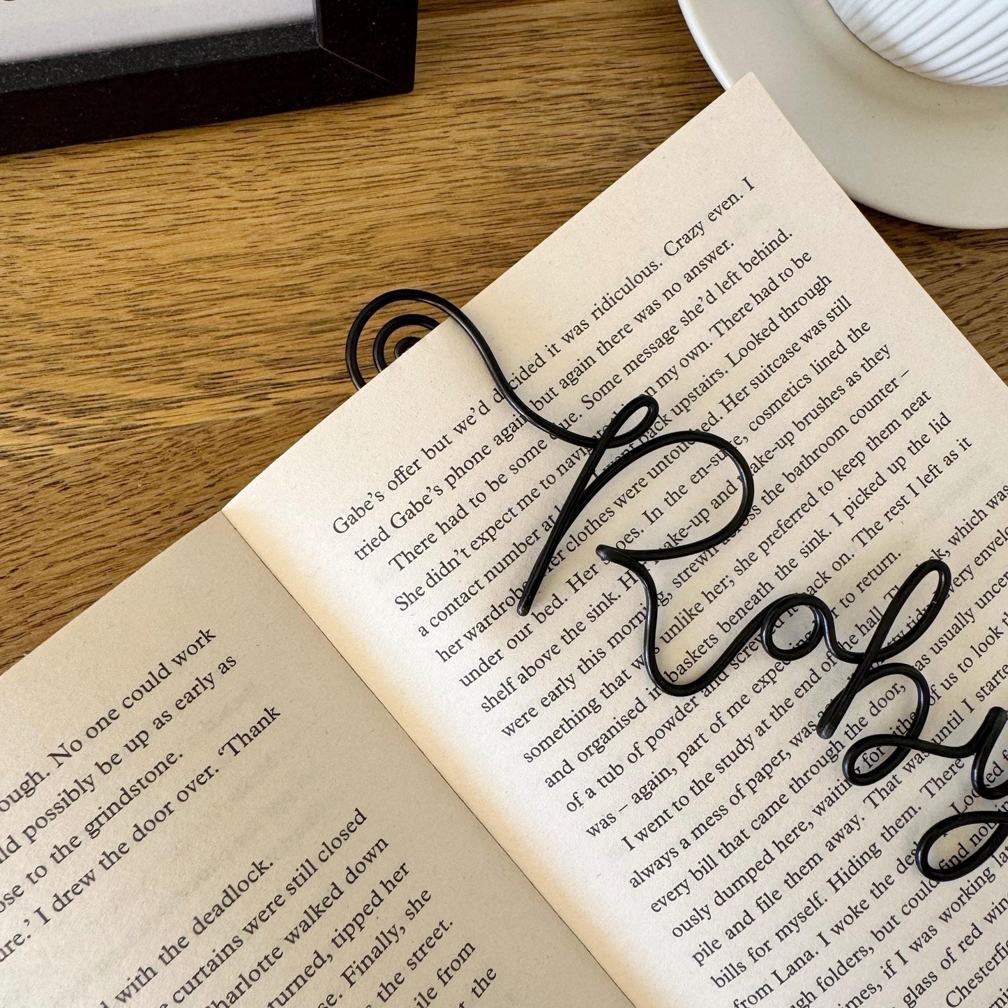Personalised Wire Book Clip