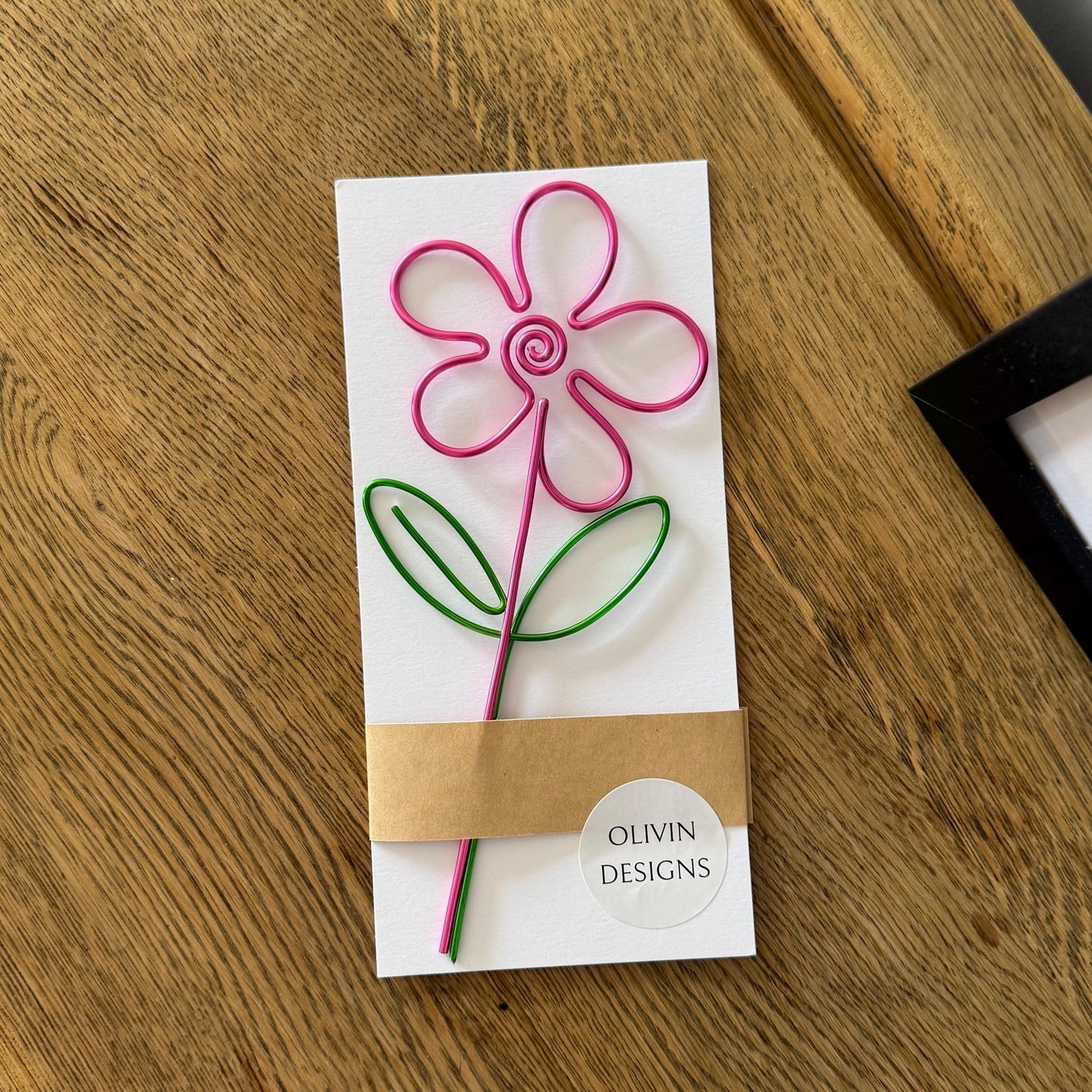 Pink Daisy Wire Flower - Forever Flowers - Teacher Gift - Gift For Her - Daisy Flower - Letterbox Flowers - Wire Flowers
