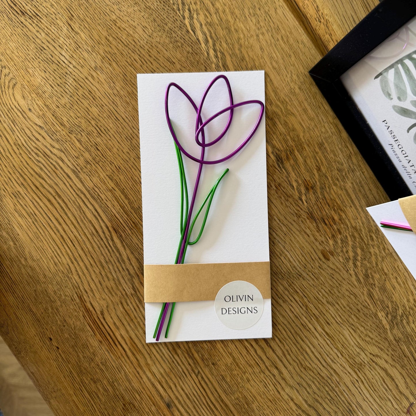 Tulip Wire Flower - Forever Flowers - Teacher Gift - Spring Decor - Gift For Her - Tulip Flower - Letterbox Flowers - Wire Flowers