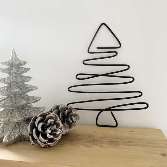 Wire Christmas Tree Art