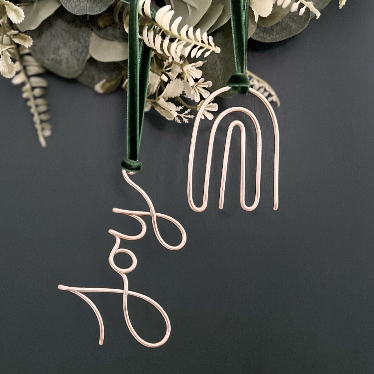 Rainbow Arch Wire Christmas Tree Decoration