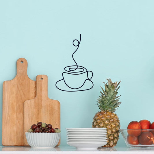 Coffee Cup Wire Decoration