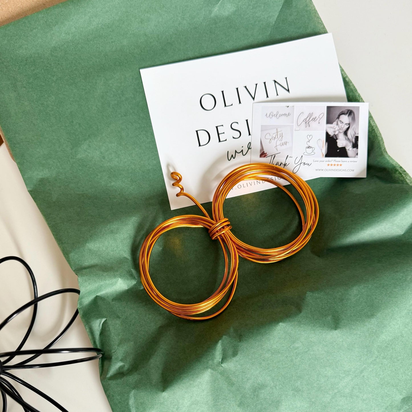 Wire Pumpkin Halloween Decorations