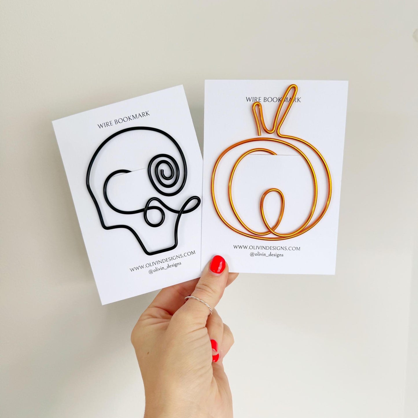 Pumpkin Wire Bookmark