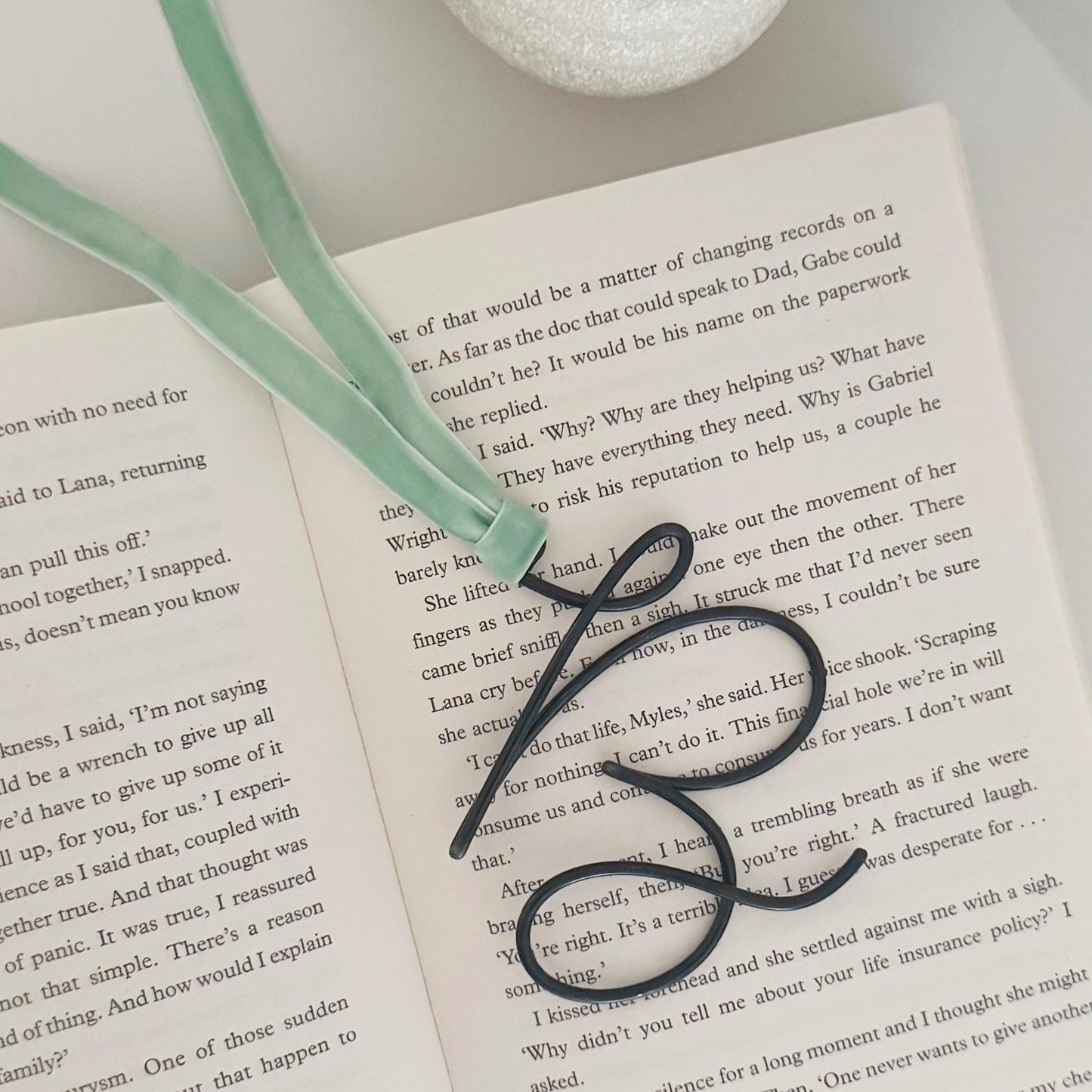 Personalised Letter Wire Bookmarks