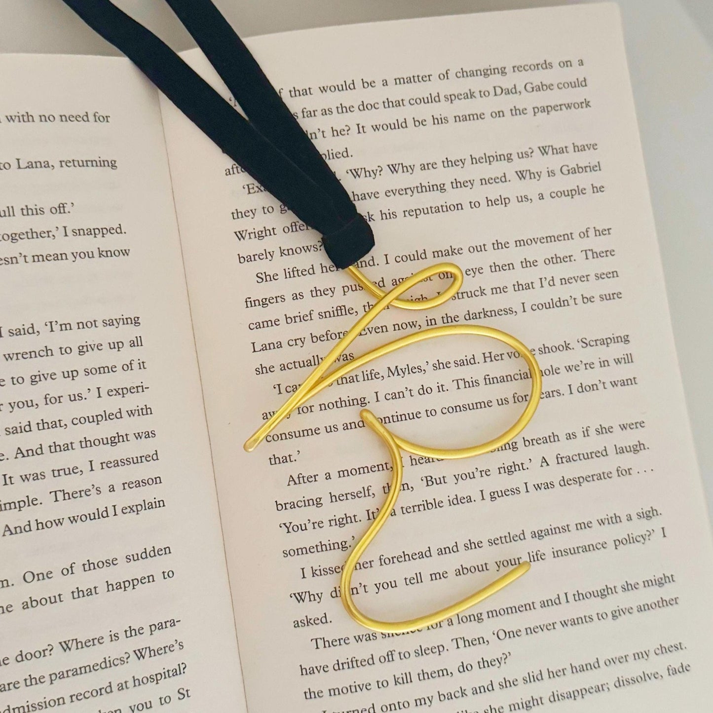 Personalised Letter Wire Bookmarks