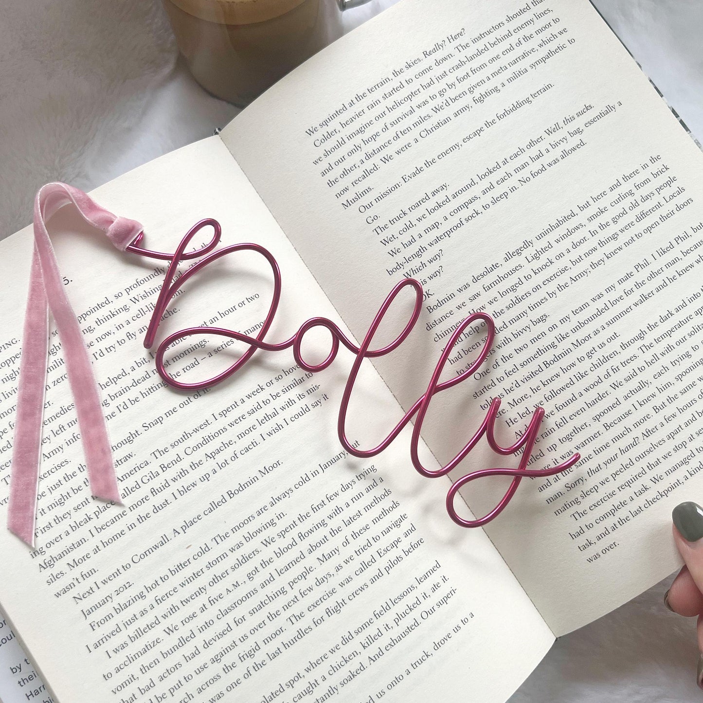 Wire Bookmark Custom Word