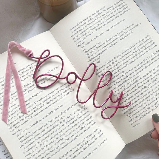 Personalised Wire Name Bookmark