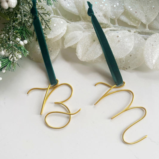 Wire Letter Christmas Decoration
