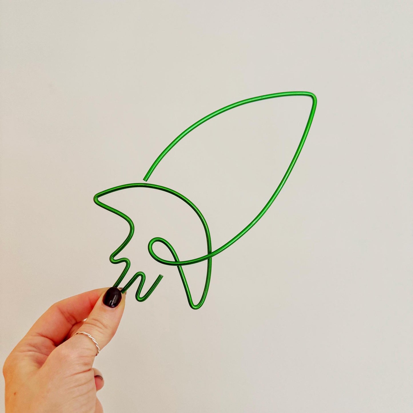 Wire Rocket Decoration
