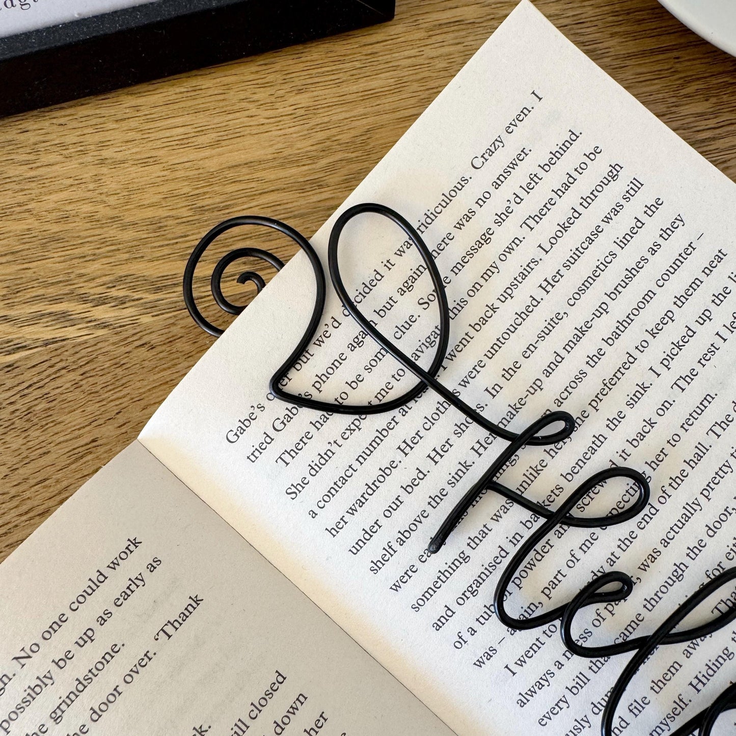 Personalised Wire Tulip Flower Bookmark
