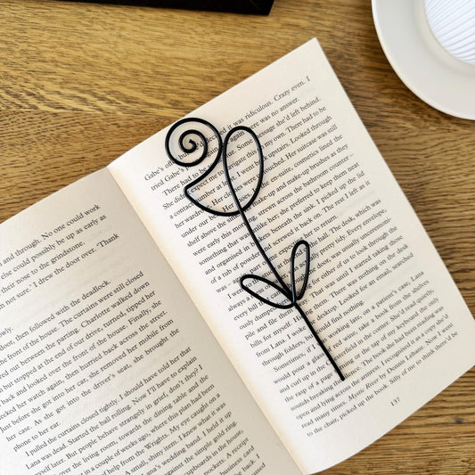 Tulip Flower Wire Bookmark