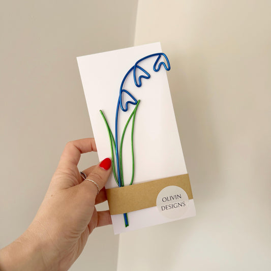Bluebells Wire Flower - Forever Flowers - Woodland Decor - Fairy Magic - Gift For Her - Bluebell Flower - Letterbox Flowers - Wire Flowers