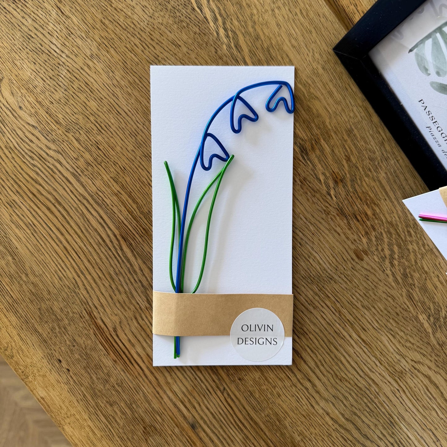 Bluebells Wire Flower - Forever Flowers - Woodland Decor - Fairy Magic - Gift For Her - Bluebell Flower - Letterbox Flowers - Wire Flowers