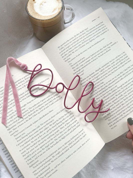 Wire Bookmark Personalised Name